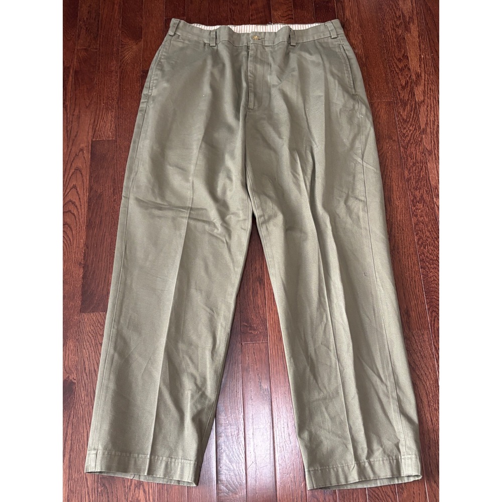 Bills Khakis M1 Relaxed Fit Chinos Mens 38 Olive Green Cotton Made in USA 12748